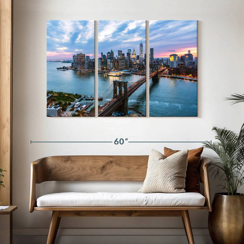 Senne New York Last Light, 32" H x 50" W
