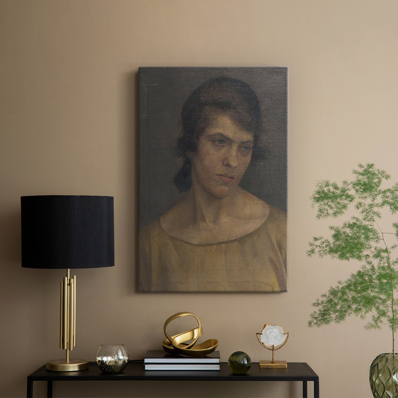 Impression de portrait rétro Cxxxviii - galerie enveloppée de cavas, H 12 po x l 8 po