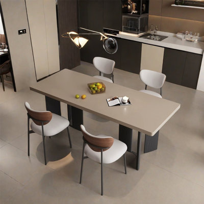 Modern Italian Sintered Stone Dining Table Chair