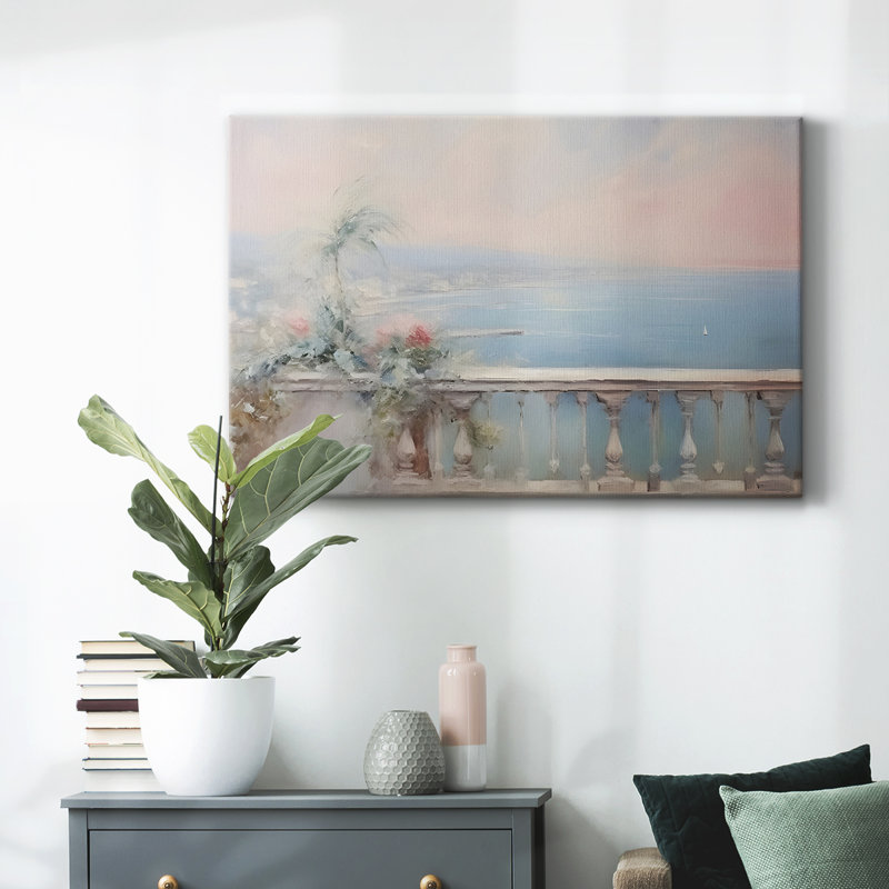 Paysage rétro - DLxxx, H 33 po x l 49 po x P 1,5 po, Toile tendue