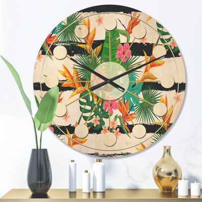 Solid Wood Wall Clock