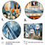 Cottage Garden Gateway I - Landscape Cottage, art mural 5 pièces-1088658515