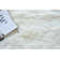 Mink Rectangle Solid Color Handmade Polyester/Acrylic Area Rug in Ivory