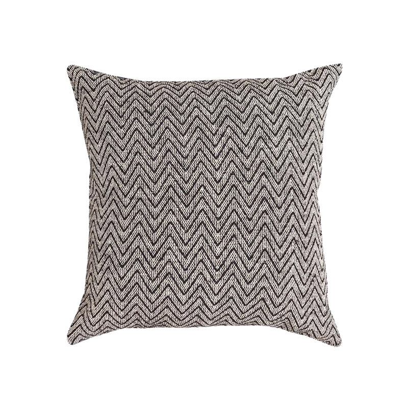 Coussin intérieur / extérieur carré à chevrons