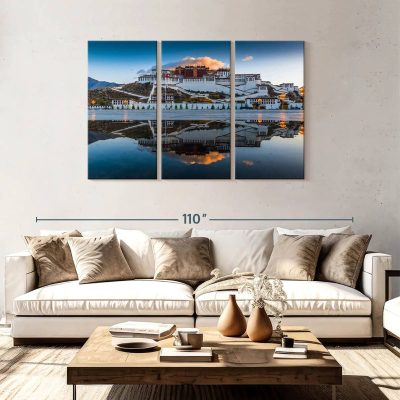 Hannes Potala Palace In Tibet, 48" H x 74" W