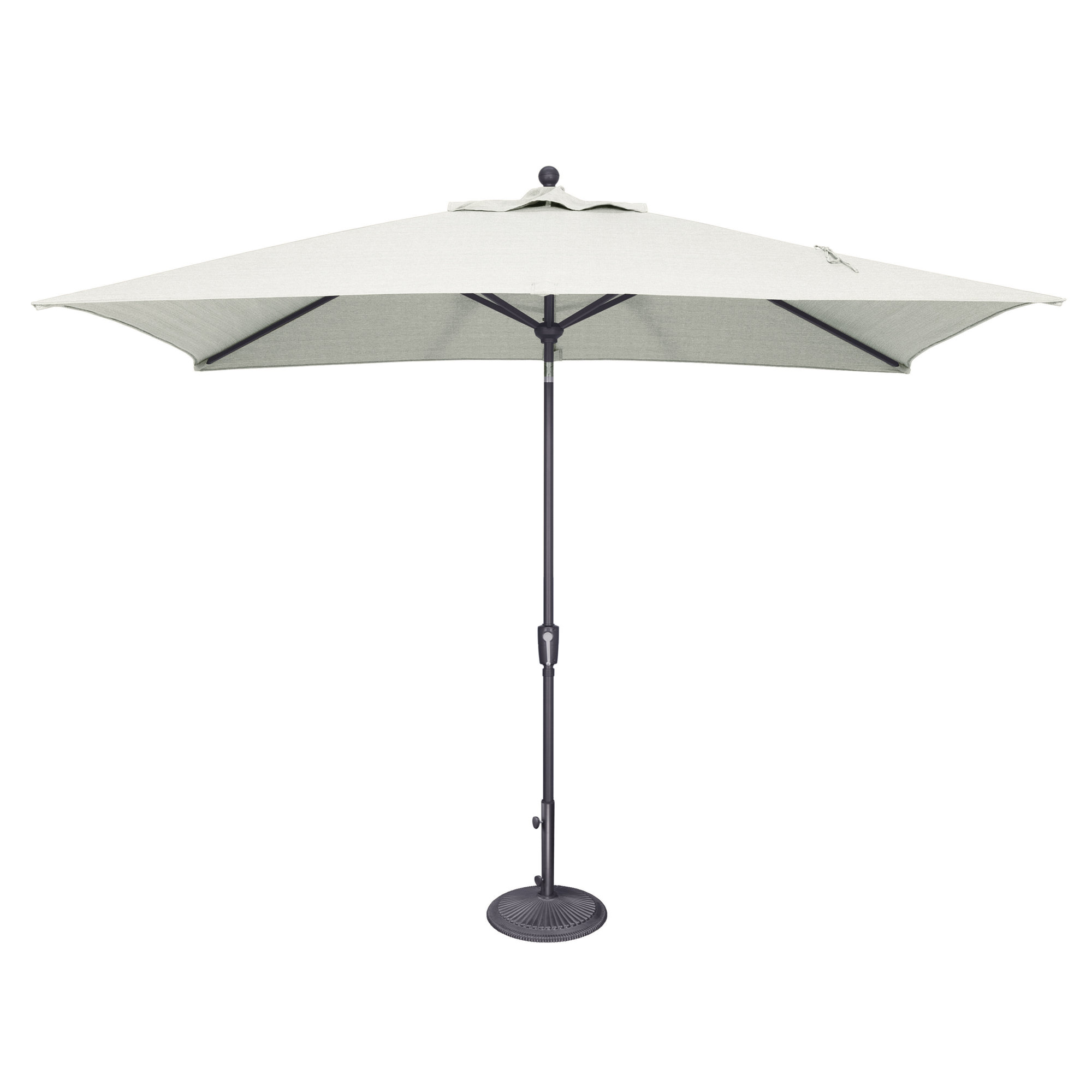 Launceston 78'' Outdoor Umbrella, Natural Sunbrella Acrylic, Anthracite