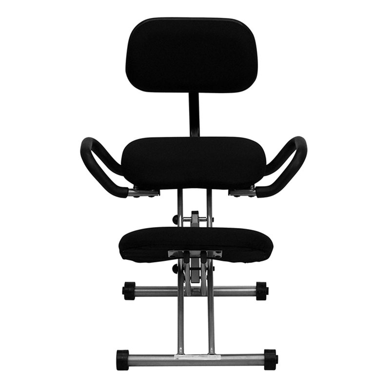 Barragan Backed Adjustable Height Ergonomic Kneeling Chair