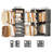 110-151.7Inches Closet System With 6 Rods And 4 Drawers-1150176059