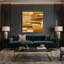 Art mural sur toile néo expressionnisme brun-877523302