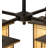 Prairie Mission 4 - Light Dimmable Square / Rectangle Chandelier