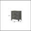 Table de chevet 2 tiroirs de style moderne en bois gris