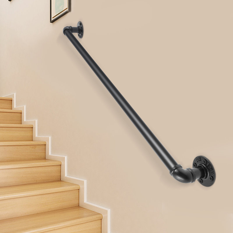 Rampe d'escalier, H 3,74 po x l 36 po x P 1,26 po