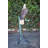 Very Detailed Eagle Standing On A Tree Branch Bronze Statue  24" X 28" X 66"H