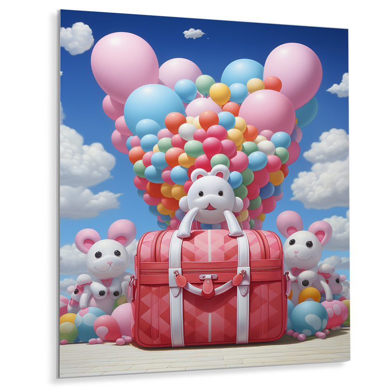 «Playful Ballons», sac à main, H 20 po x l 12 po x P 1 po