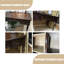 Bureau rectangulaire à 3 tiroirs en bois massif brun noisette-524955916-524955914