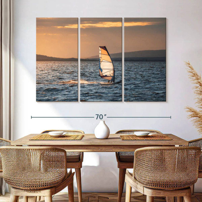 Sunset Windsurfing