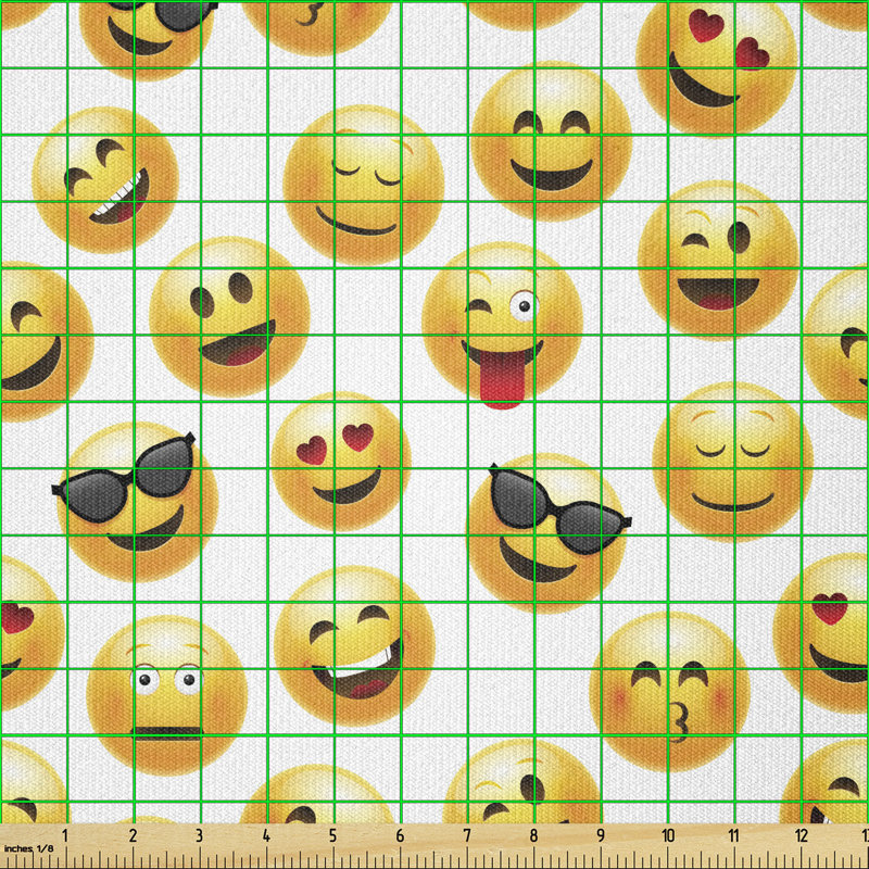 Devanae Smiling Face Character Multi-Purpose Fabric