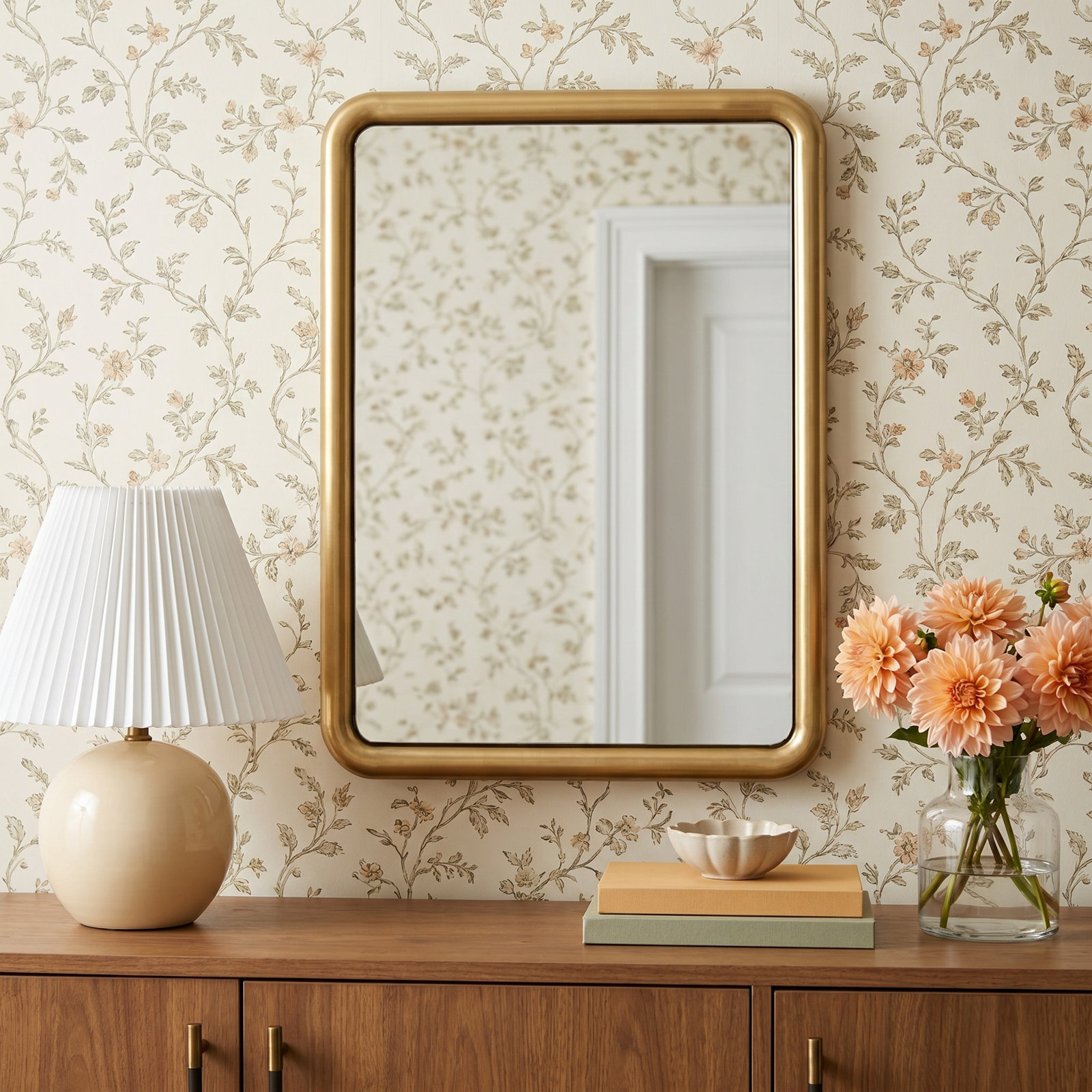 Kittrell 29" Stainless Steel Accent Mirror