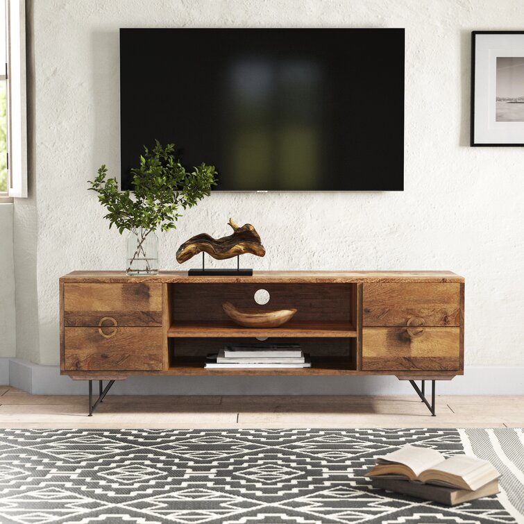 Rodin Solid Wood TV Stand for TVs up to 75"