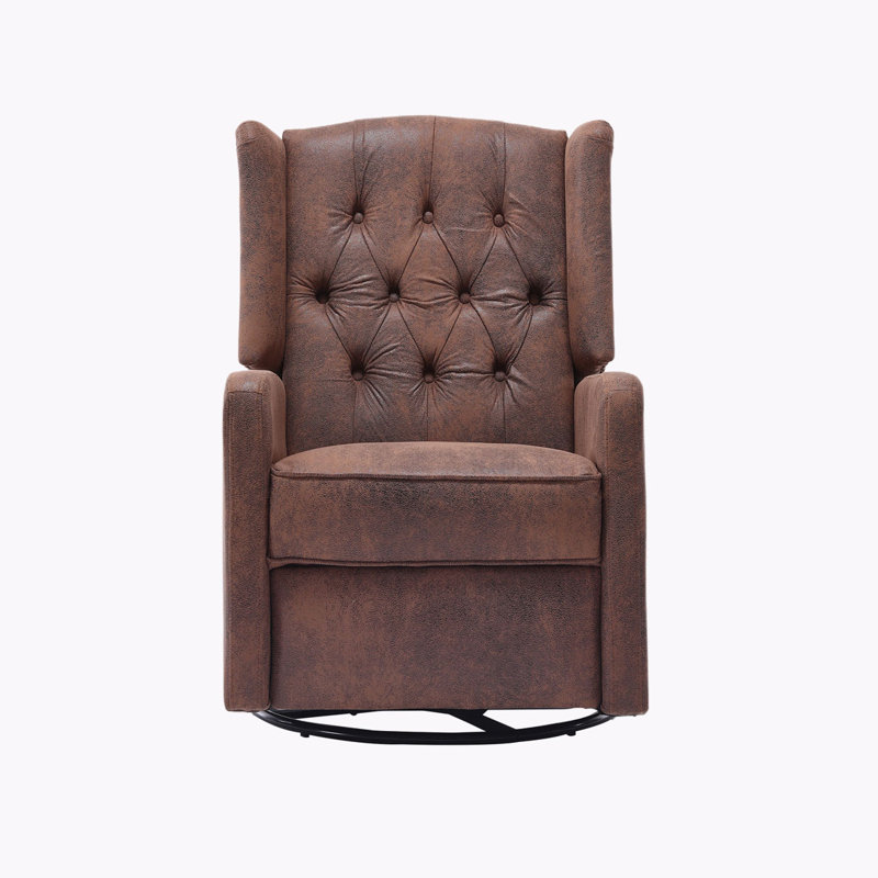 Rocking Recliner, Coffee Microsuede