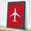 Overhead Aircraft Minimalist - Wrapped Canvas-951052770-951052772