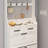 shoe cabinet  with 3 doors 2 drawers with hanger