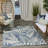 Lakesha 5'3" x 7'5" Blue Modern Rug-1767619386