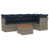 Coussin bleu marine / structure grise est en rupture de stock sélectionné