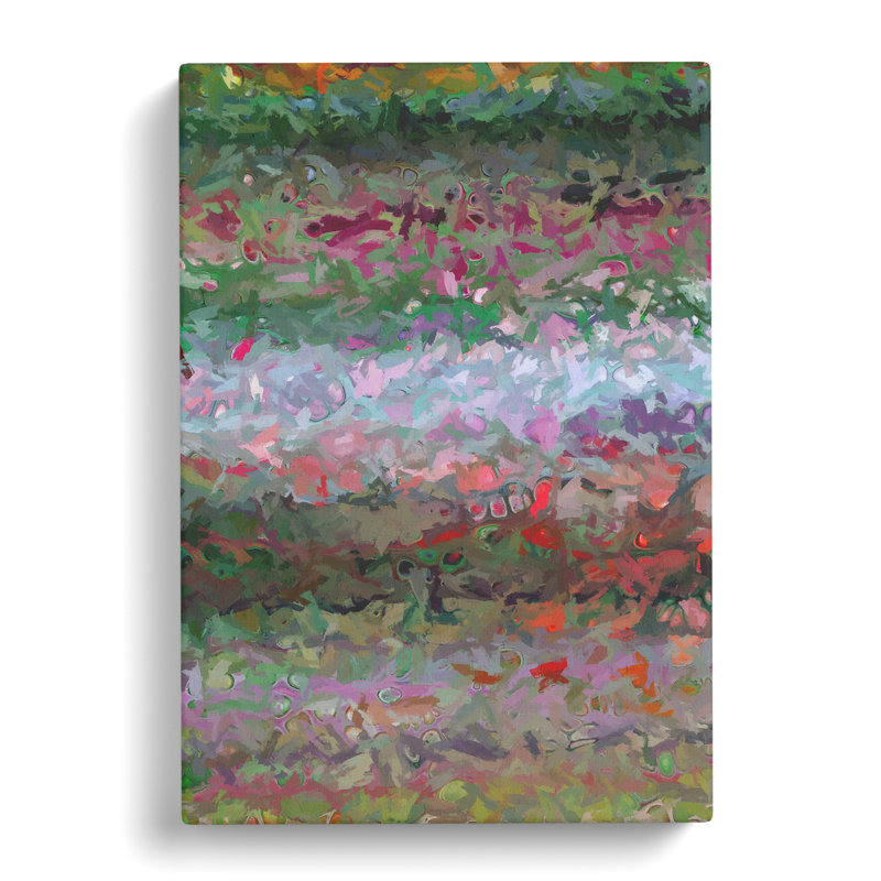 XV1022-3635X Prepare For The Forest Abstract - Print, Wrapped Canvas, 50cm H x 35cm W, No Matte