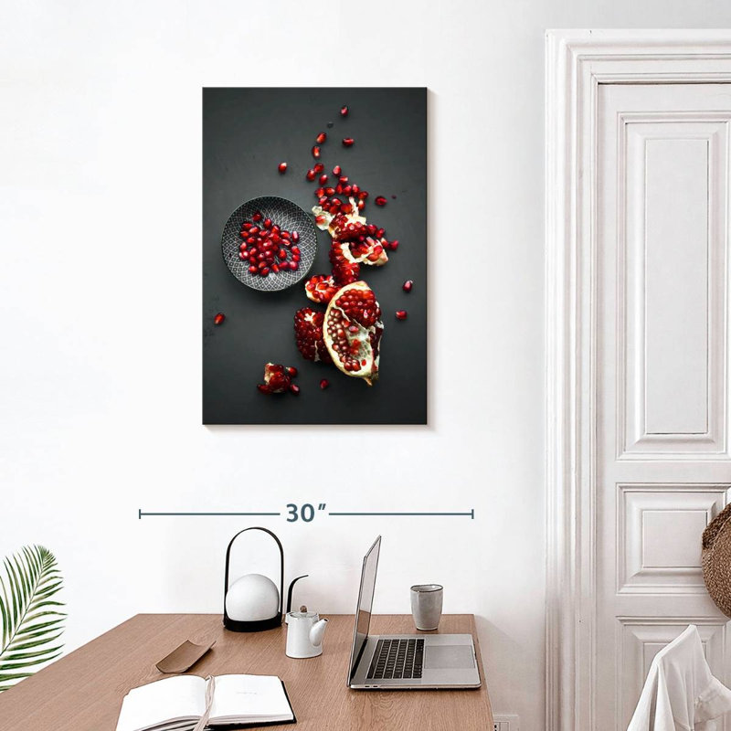 Yarlin Pomegranate Seeds, 30" H x 20" W