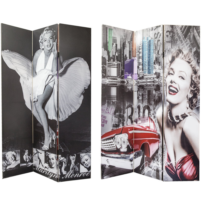 Cloison 3 panneaux Marilyn Monroe