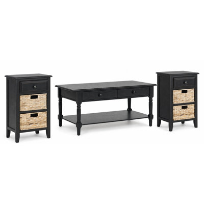 Santa Cruz 3-Piece Living Room Table Set