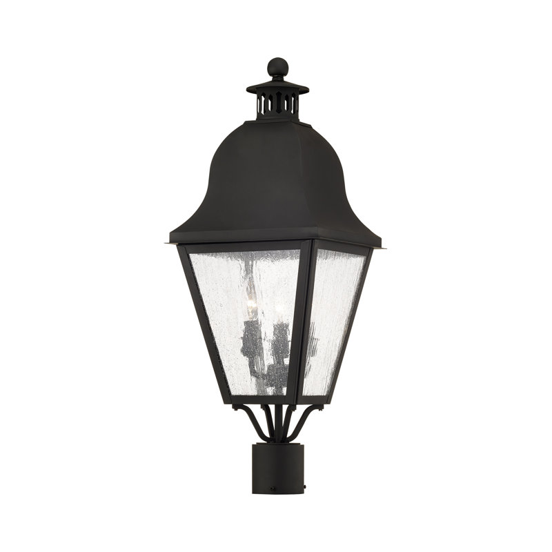 Tête de lanterne à 1 lumière Arnfred, H 26,75 po x l 10,5 po x P 10,5 po, Noir