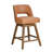 Bisto Modern Faux Leather Swivel Bar Stool with Cutout Backrest-466326318-466326311