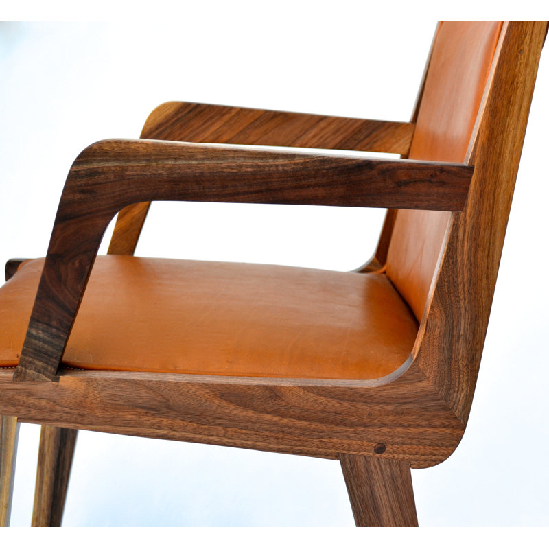 Rasucci Leather Arm Chair