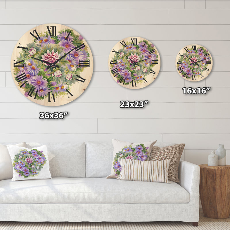 Horloge murale Bouquet, Grand