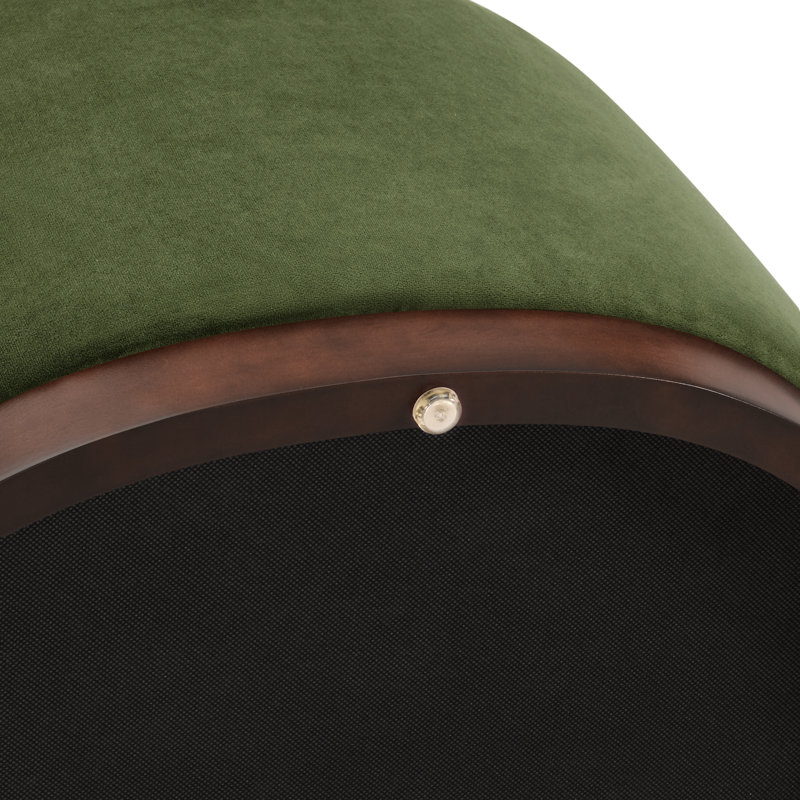 Upholstered Ottoman, Bella Forest