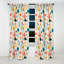 Modern Zen IV - Abstract Geometric Curtain - Blackout Geometric Shapes Curtain - 1 Panels-107548229