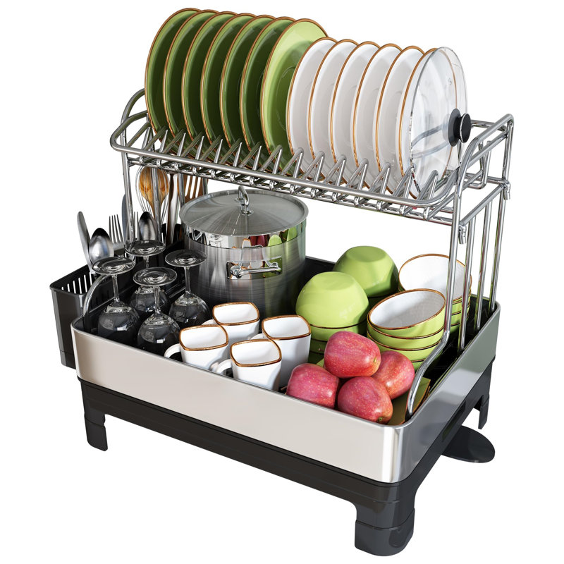 Metal Rectangle Utensil Storage Set