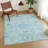Machine Washable Indoor/Outdoor Chantille ACN2291 Global Rug-1032035270
