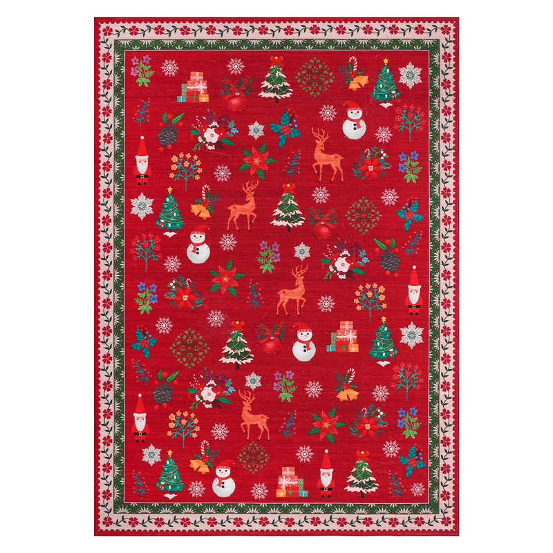 Rectangle Washable Area Rug, 120*170cm