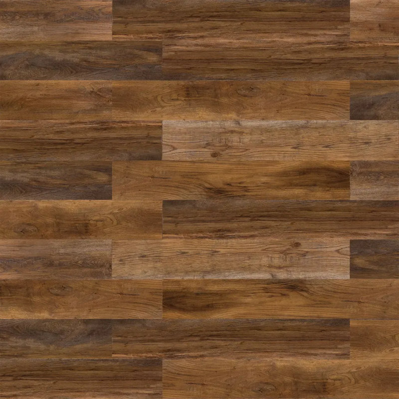 WallArt Wood Look Planks BarnWood Oak, Oak Umber Brown