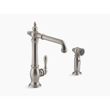 Artifacts® Single Handle Kitchen Sink Faucet with Accessories