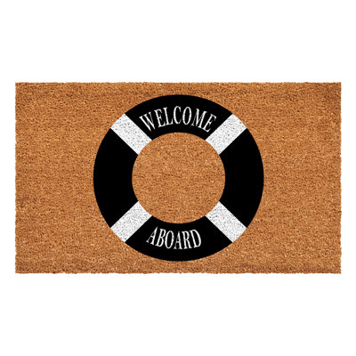 Tapis anti-dérapant Call Welcome Aboard Buoy
