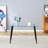 1 Piece Rectangular Dining Table Without Chair-863821731