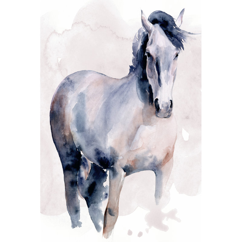Horse in Watercolour I by Jennifer Paxton Parker - Painting, Wrapped Canvas, 122cm H x 81cm W