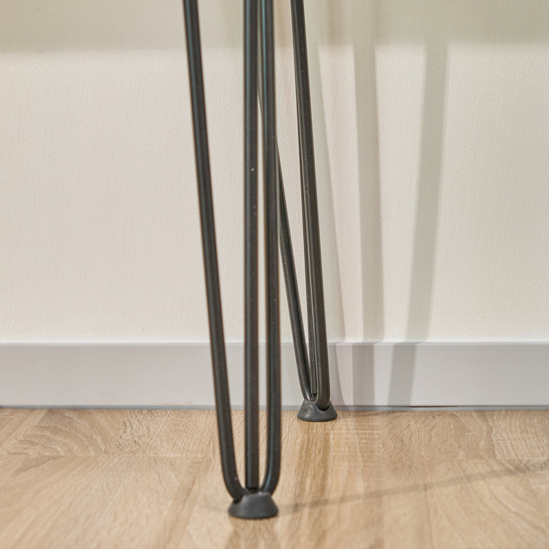 Mordern 39.4" Black & Gold Console Table with Storage Wood Entryway Table with 2 Drawers