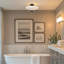 Plafonnier semi-encastré 3 lumières Modern-1662911806