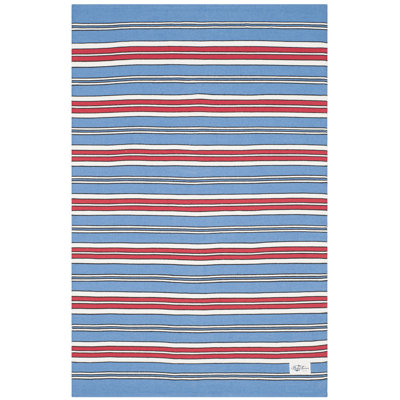 Ralph Lauren Racing Point Stripe Performance Striped Rug