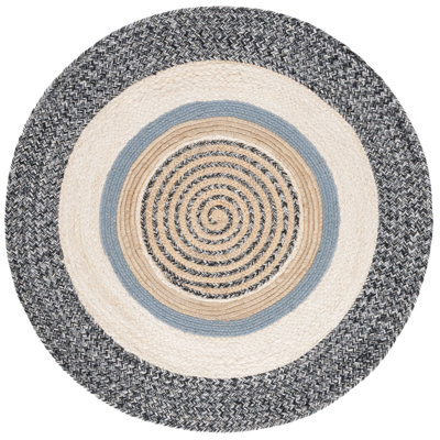 Tapis noir / ivoire Natural Fibre 527